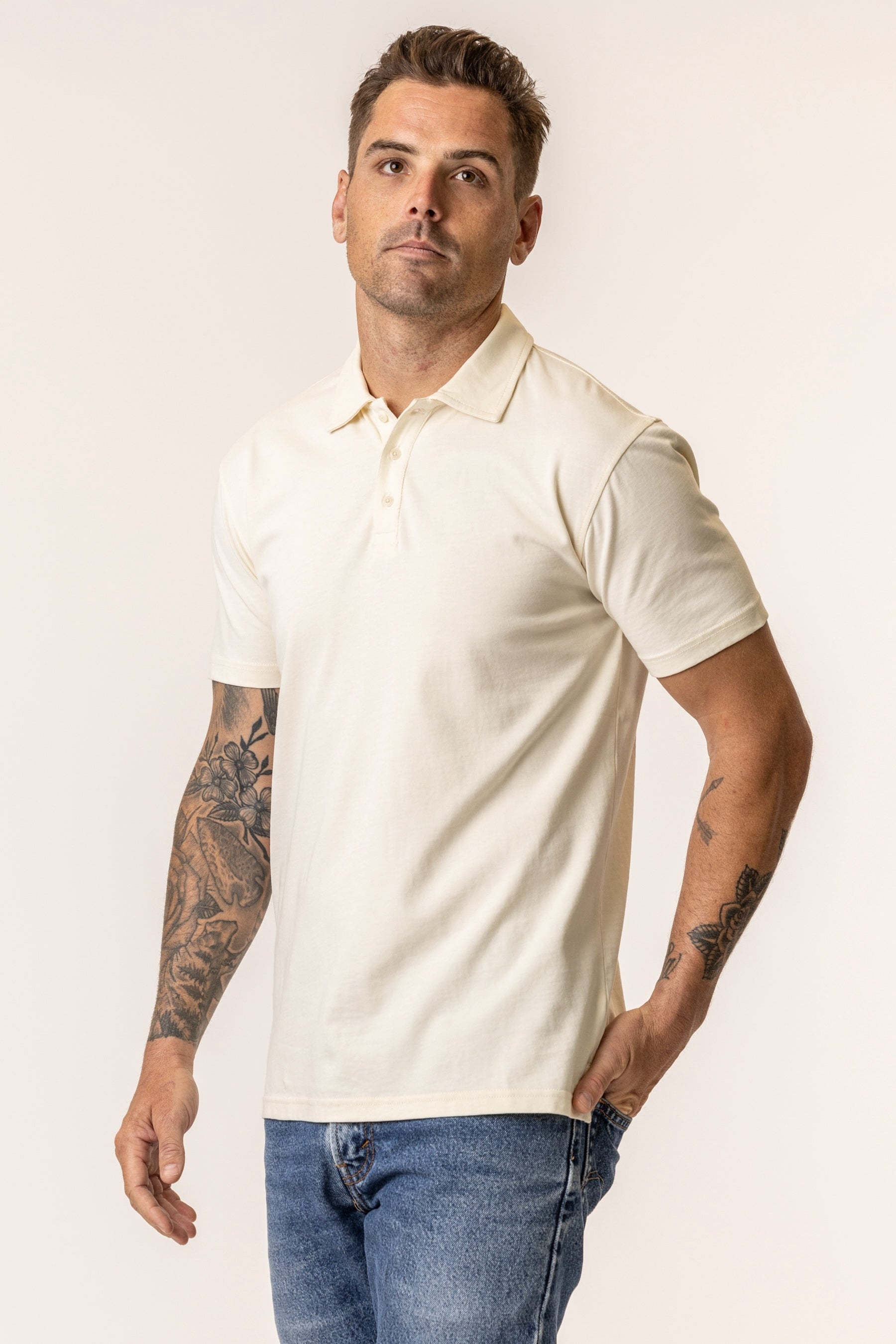 Regenerative Organic Cotton Polo for Men | Classic Fit