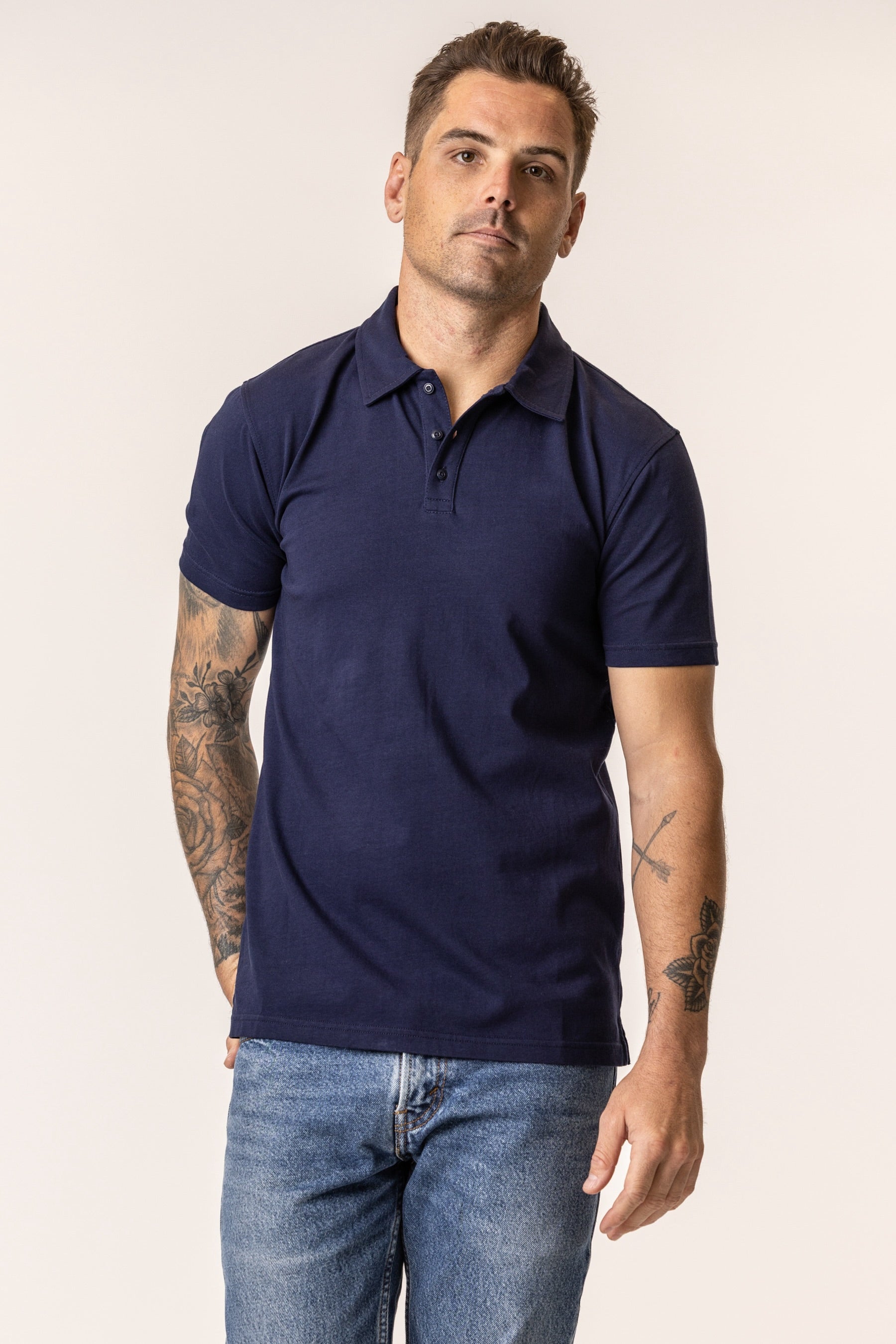 Regenerative Organic Cotton Polo for Men | Classic Fit