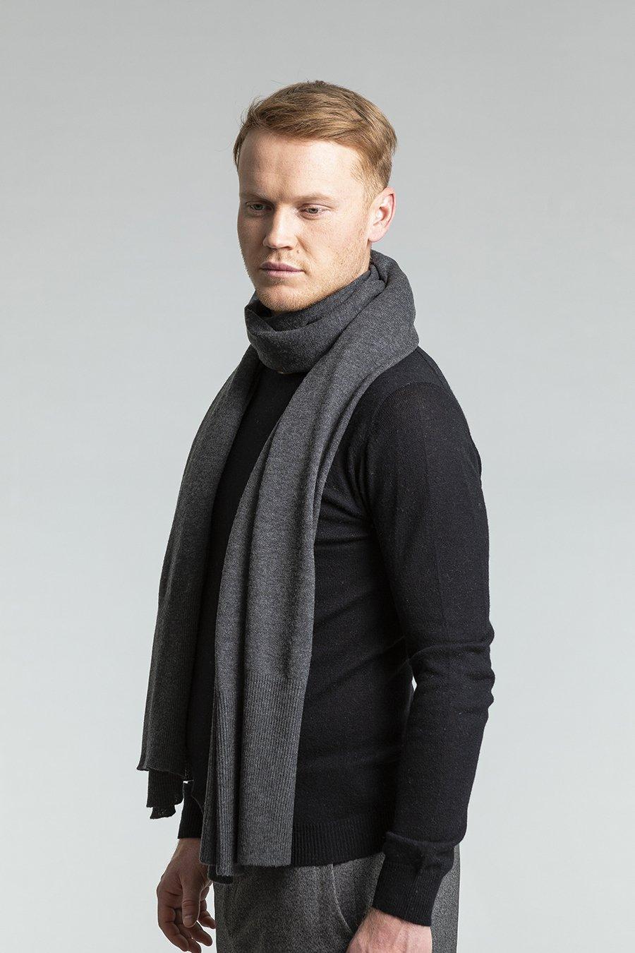 Merino Edge Rib Scarf - Ethical Trade Co