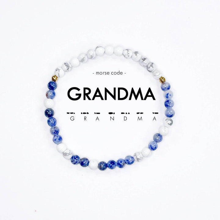 Morse Code Bracelet l GRANDMA - Ethical Trade Co