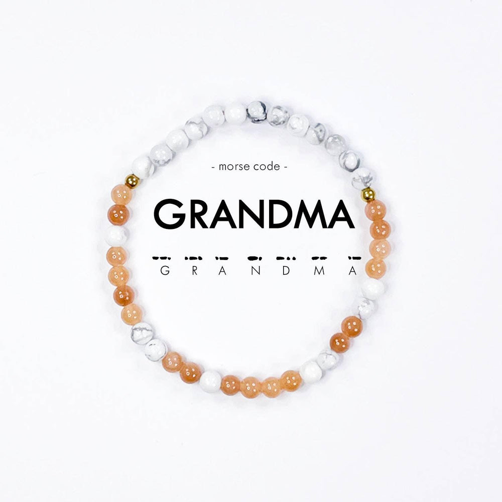 Morse Code Bracelet l GRANDMA - Ethical Trade Co