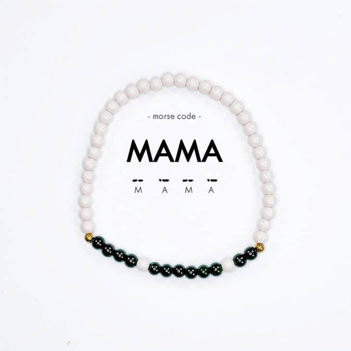 Morse Code Bracelet l MAMA - Ethical Trade Co