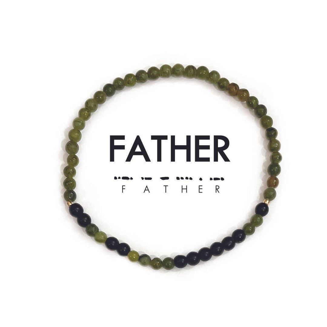 Morse Code Bracelet Men's Extended Size | FATHER - Ethical Trade Co