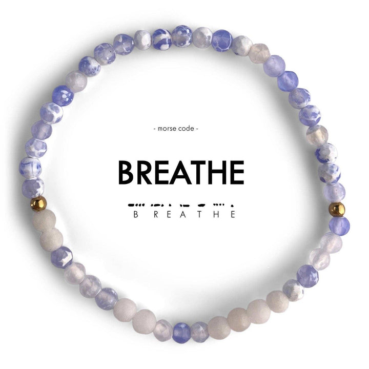 Morse Code Bracelet | Breathe - Ethical Trade Co