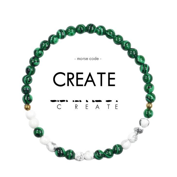 Morse Code Bracelet | Create - Ethical Trade Co