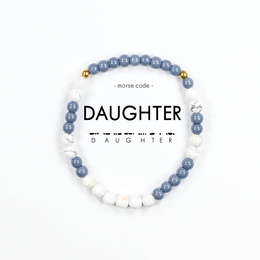Morse Code Bracelet | DAUGHTER - Ethical Trade Co