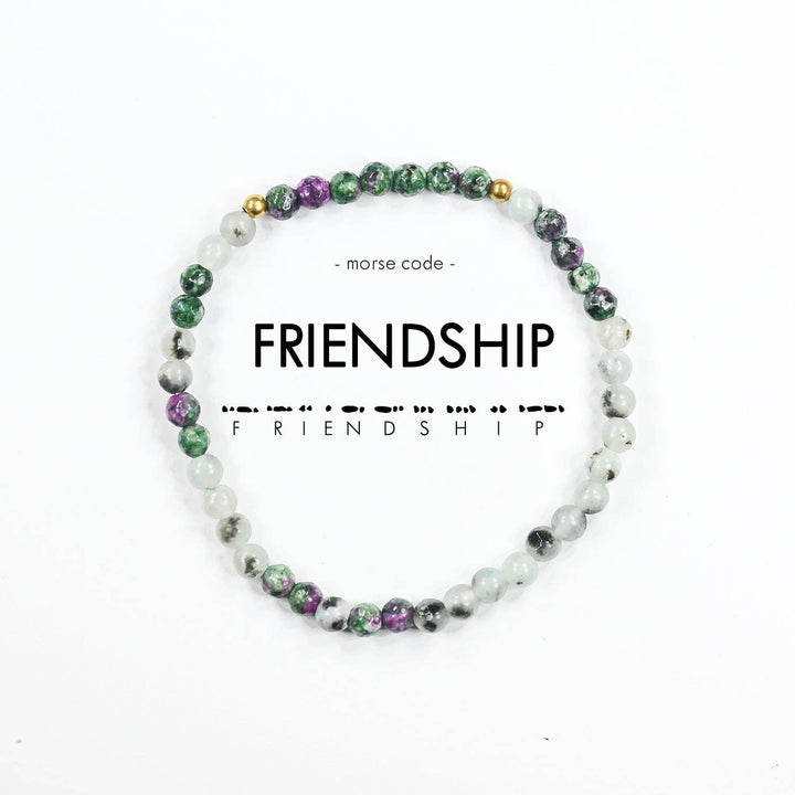 Morse Code Bracelet | FRIENDSHIP - Ethical Trade Co