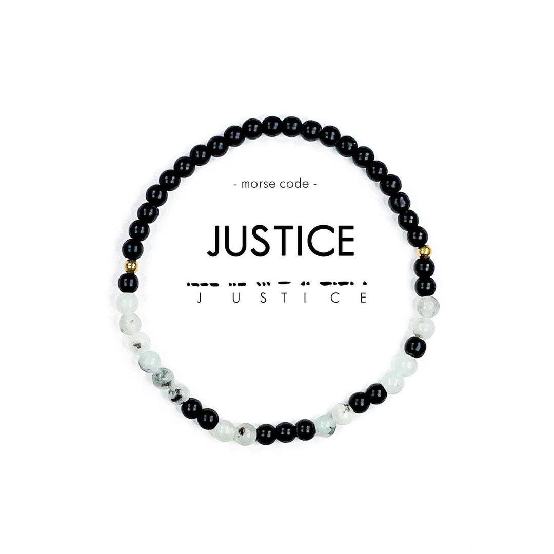 Morse Code Bracelet | JUSTICE - Ethical Trade Co