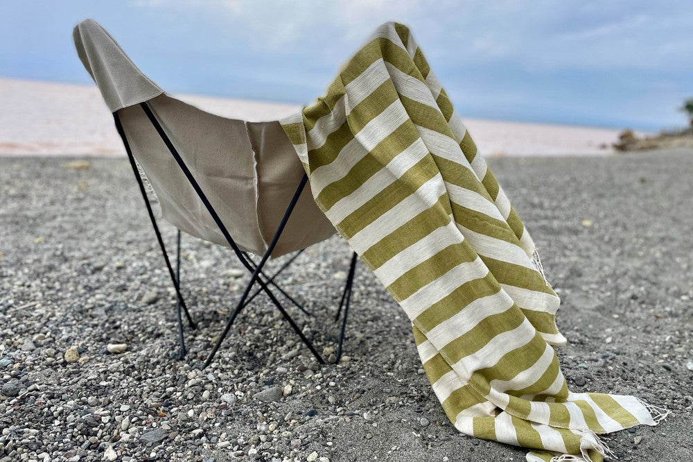 Omo Handwoven Ethiopian Cotton Beach Towel