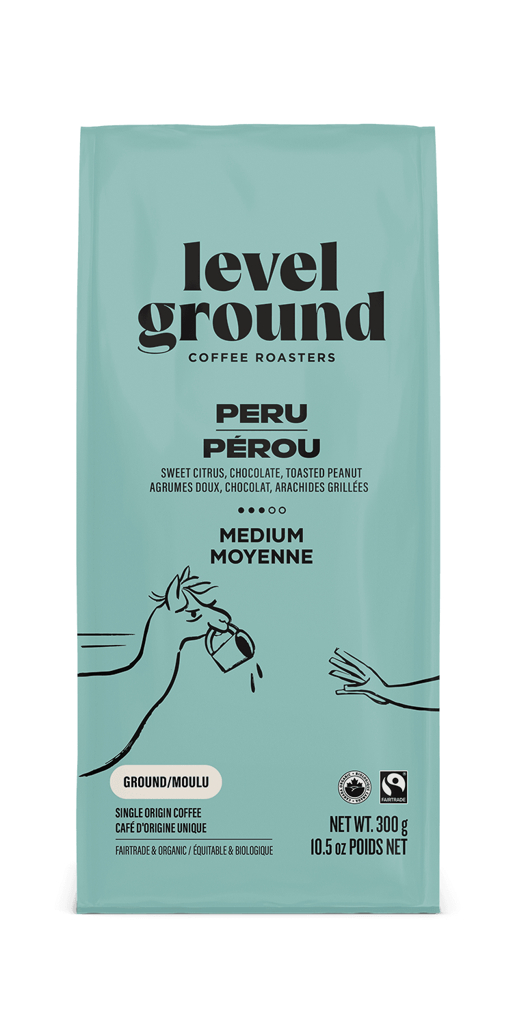 Peruvian Medium Roast Coffee Level Ground