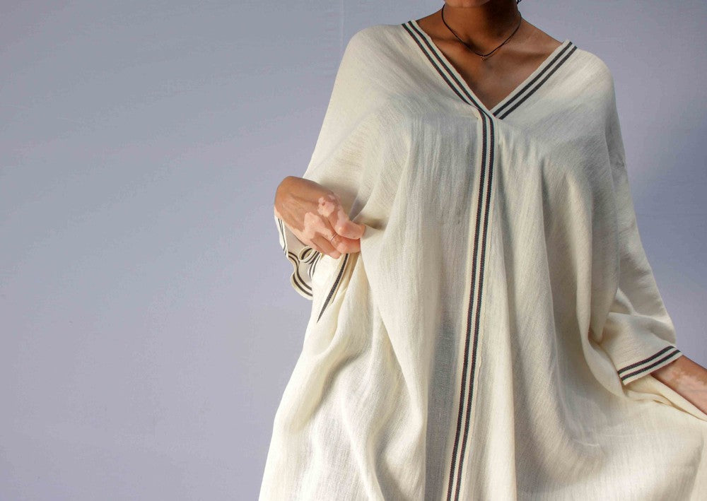 Petra Handwoven Ethiopian Cotton Kaftan