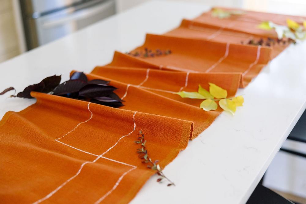 Rift Valley Handwoven Ethiopian Cotton Table Runner