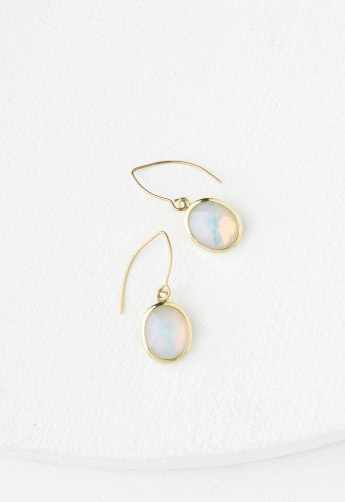 Seaside Dream Earrings in Iridescent Cloud - Ethical Trade Co