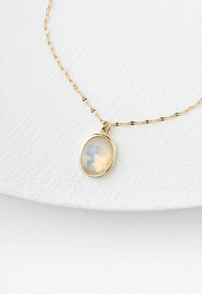 Seaside Dream Necklace in Iridescent Cloud - Ethical Trade Co