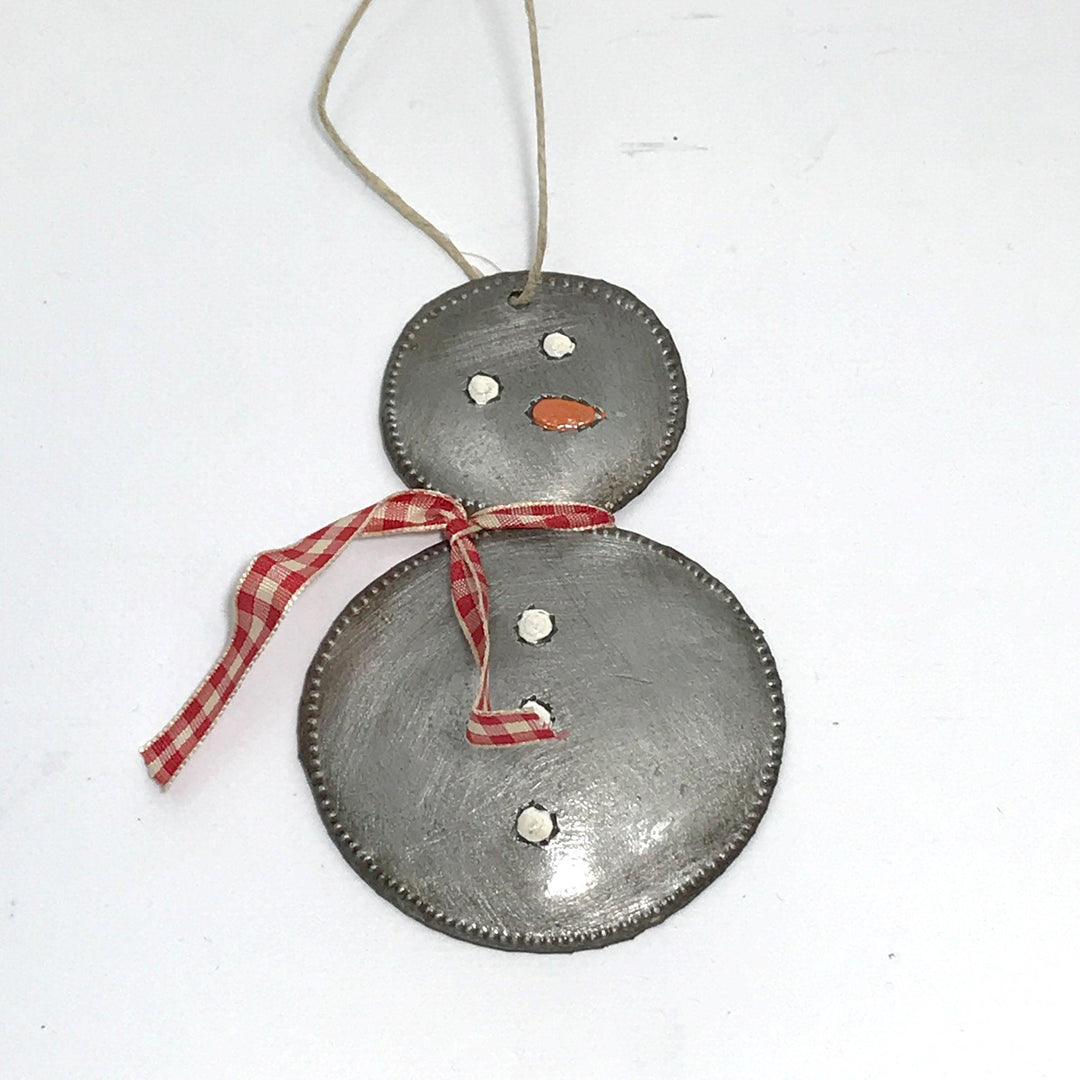 Singing Rooster - Steel Snowman Ornament - Ornament - Ethical Trading Company