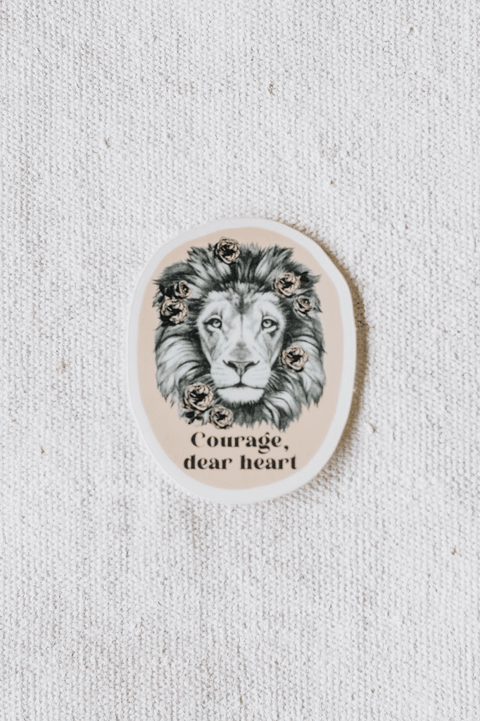 Sticker | Courage Dear Heart - Ethical Trade Co