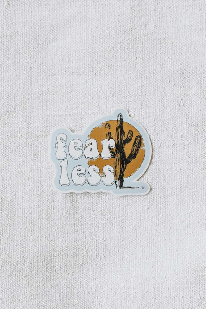 Sticker | Fear Less Decal - Ethical Trade Co