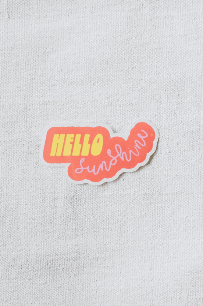 Sticker | Hello Sunshine - Ethical Trade Co
