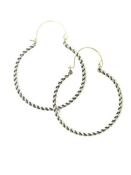 Twisted Hoop Earrings - Ethical Trade Co