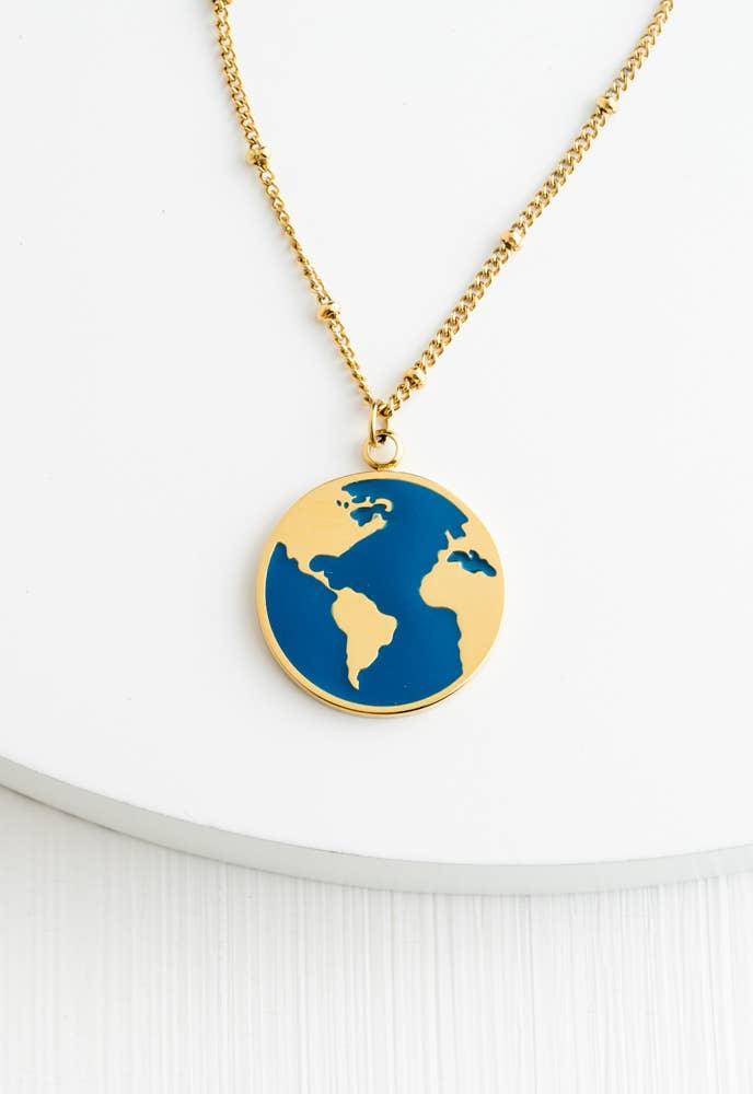 Wander Necklace in Cobalt Blue - Ethical Trade Co