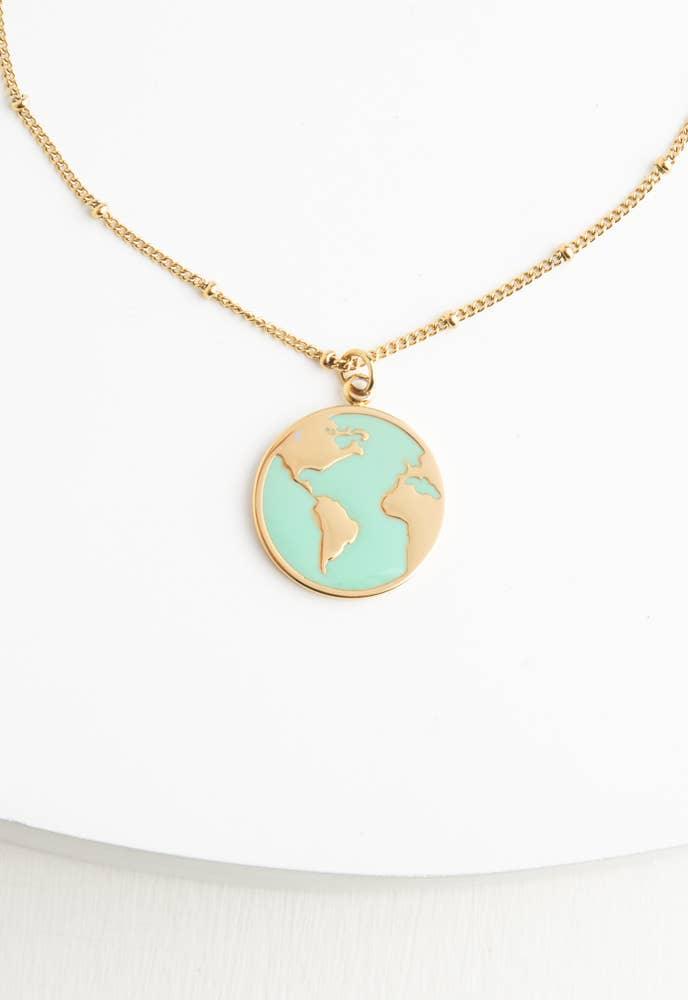 Wandered Necklace in Ocean Blue - Ethical Trade Co