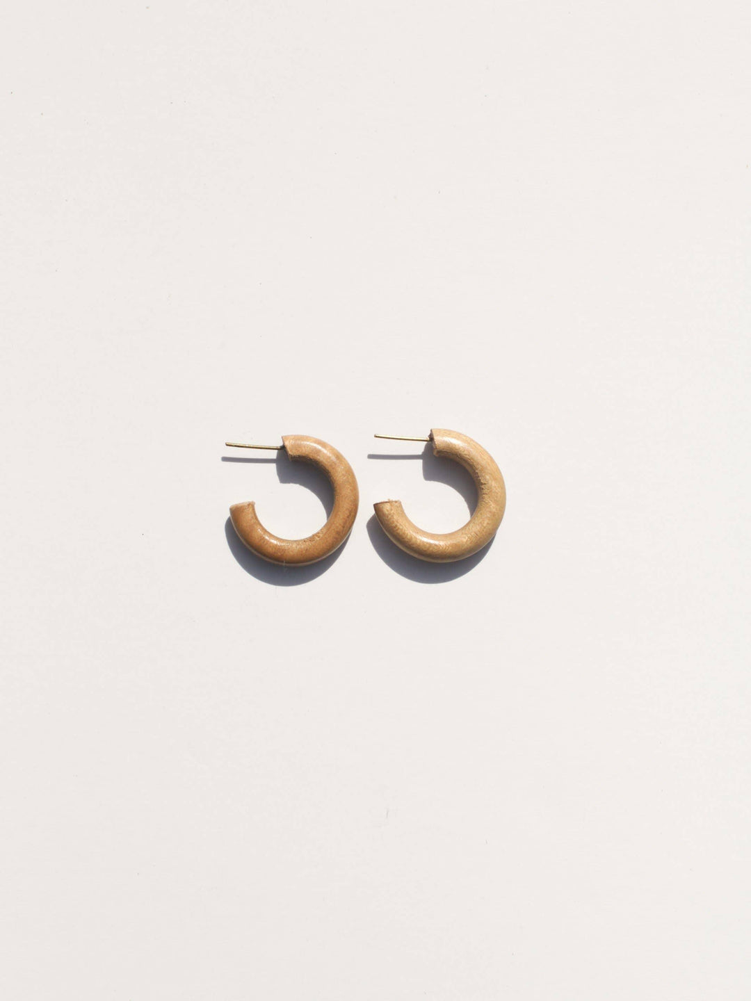 Wood Essential Hoops Small - Ethical Trade Co