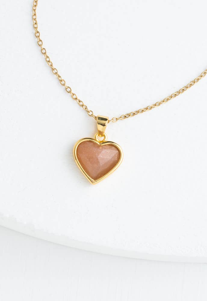 Heart of Joy Necklace in Sunstone